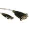 Cable Roline convertidor USB RS-232 0,3m